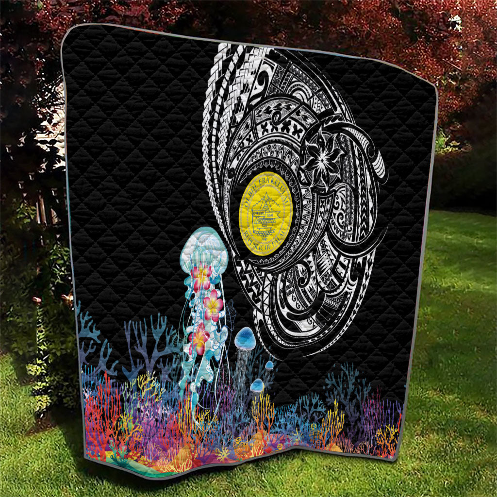 Palau Jellyfish Quilt Coral Reef with Polynesian Pattern LT03 - Polynesian Pride