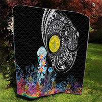 Palau Jellyfish Quilt Coral Reef with Polynesian Pattern LT03 - Polynesian Pride