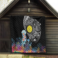 Palau Jellyfish Quilt Coral Reef with Polynesian Pattern LT03 - Polynesian Pride