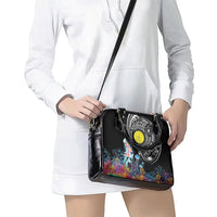 Palau Jellyfish Shoulder Handbag Coral Reef with Polynesian Pattern LT03 - Polynesian Pride