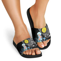 Palau Jellyfish Slide Sandals Coral Reef with Polynesian Pattern LT03 - Polynesian Pride