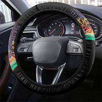 Palau Jellyfish Steering Wheel Cover Coral Reef with Polynesian Pattern LT03 - Polynesian Pride