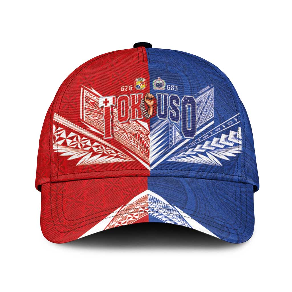 Tokouso Tonga and Samoa Classic Cap Proud of Brotherhood LT03 Universal Fit Multicolor - Polynesian Pride