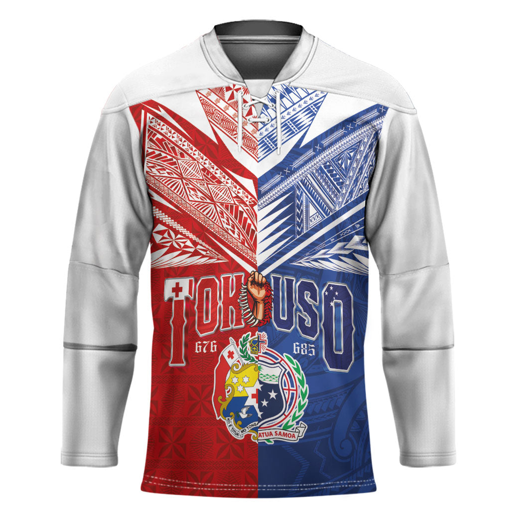 Personalised Tokouso Tonga Samoa Hockey Jersey Proud of Brotherhood LT03 Unisex Multicolor - Polynesian Pride