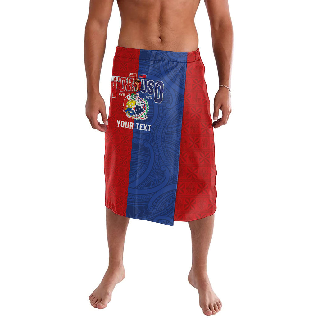 Personalised Tokouso Tonga Samoa Lavalava Proud of Brotherhood LT03 Multicolor - Polynesian Pride