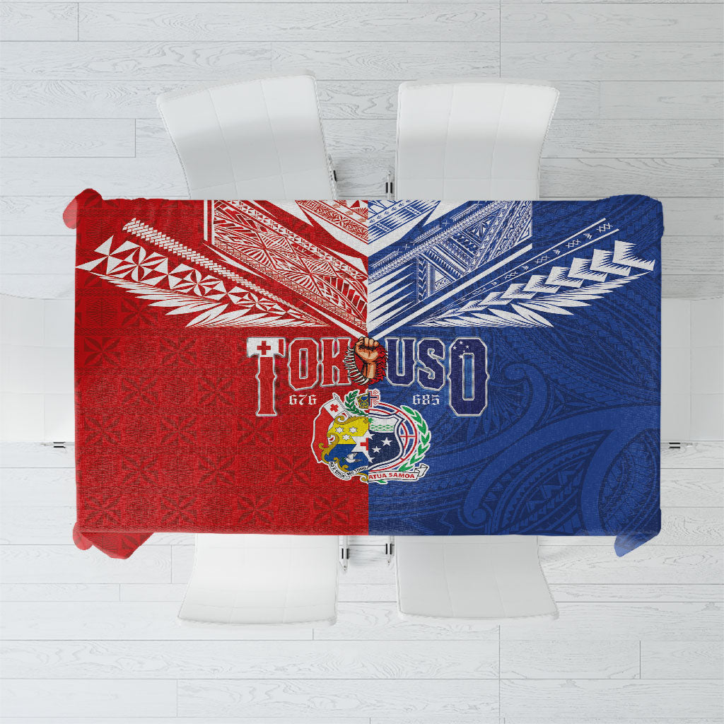 Tokouso Tonga Samoa Tablecloth Proud of Brotherhood LT03 Multicolor - Polynesian Pride