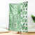 Hawaii Blanket Aloha Tropical Plants Tribal Pattern Green Version LT03 Green - Polynesian Pride