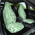 Hawaii Car Seat Cover Aloha Tropical Plants Tribal Pattern Green Version LT03 One Size Green - Polynesian Pride