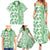 Hawaii Family Matching Summer Maxi Dress and Hawaiian Shirt Aloha Tropical Plants Tribal Pattern Green Version LT03 - Polynesian Pride