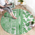 Hawaii Round Carpet Aloha Tropical Plants Tribal Pattern Green Version LT03 - Polynesian Pride