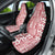 Hawaii Car Seat Cover Aloha Tropical Plants Tribal Pattern Red Version LT03 - Polynesian Pride