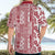 Hawaii Hawaiian Shirt Aloha Tropical Plants Tribal Pattern Red Version LT03 - Polynesian Pride