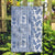 Hawaii Garden Flag Aloha Tropical Plants Tribal Pattern Blue Version LT03 Garden Flag Blue - Polynesian Pride