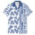 Hawaii Hawaiian Shirt Aloha Tropical Plants Tribal Pattern Blue Version LT03 Blue - Polynesian Pride