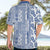 Hawaii Hawaiian Shirt Aloha Tropical Plants Tribal Pattern Blue Version LT03 - Polynesian Pride