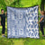 Hawaii Quilt Aloha Tropical Plants Tribal Pattern Blue Version LT03 - Polynesian Pride