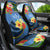 Kosrae Constitution Day Car Seat Cover Hibiscus Mix Maori Tattoo Pattern LT03 - Polynesian Pride