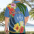 Kosrae Constitution Day Hawaiian Shirt Hibiscus Mix Maori Tattoo Pattern LT03 - Polynesian Pride