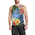 Kosrae Constitution Day Men Tank Top Hibiscus Mix Maori Tattoo Pattern LT03 - Polynesian Pride