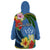 Kosrae Constitution Day Wearable Blanket Hoodie Hibiscus Mix Maori Tattoo Pattern LT03 - Polynesian Pride