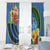 Kosrae Constitution Day Window Curtain Hibiscus Mix Maori Tattoo Pattern LT03 - Polynesian Pride