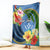 Kosrae Blanket Hibiscus Mix Maori Tattoo Pattern LT03 Blue - Polynesian Pride