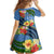 Kosrae Family Matching Off Shoulder Maxi Dress and Hawaiian Shirt Hibiscus Mix Maori Tattoo Pattern LT03 - Polynesian Pride