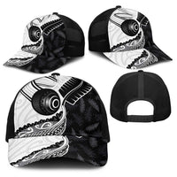 Aotearoa Lawn Bowls Baseball Net Cap Maori and Silver Fern Half Style LT03 - Polynesian Pride