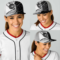 Aotearoa Lawn Bowls Baseball Net Cap Maori and Silver Fern Half Style LT03 - Polynesian Pride