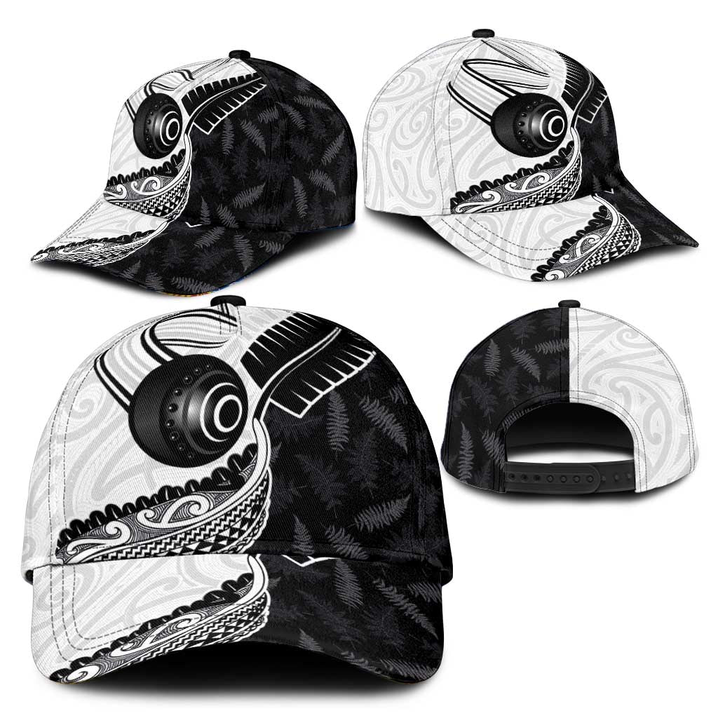 Aotearoa Lawn Bowls Classic Cap Maori and Silver Fern Half Style LT03 - Polynesian Pride
