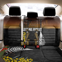 New Zealand and Australia ANZAC Day Back Car Seat Cover Soldier and Last Post Camouflage Pattern LT03 - Polynesian Pride