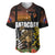 New Zealand and Australia ANZAC Day Baseball Jersey Soldier and Last Post Camouflage Pattern LT03 Black - Polynesian Pride