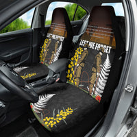 New Zealand and Australia ANZAC Day Car Seat Cover Soldier and Last Post Camouflage Pattern LT03 - Polynesian Pride