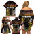 New Zealand and Australia ANZAC Day Family Matching Off Shoulder Short Dress and Hawaiian Shirt Soldier and Last Post Camouflage Pattern LT03 - Polynesian Pride