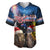 New Zealand and Australia Merry Christmas Baseball Jersey Kiwi Bird and Kangaroo Xmas Vibe