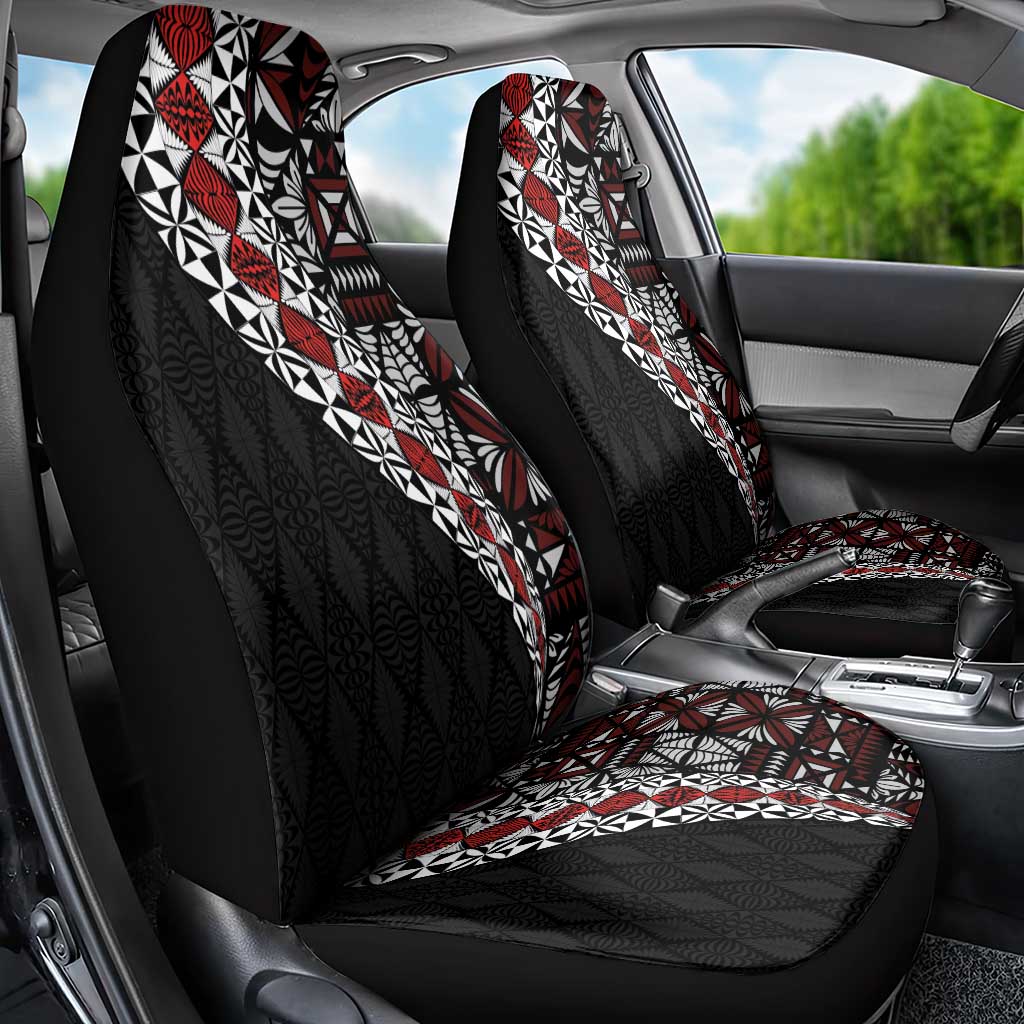 Tonga Ngatu Art Tattoo Polynesian Car Seat Cover LT03 - Polynesian Pride