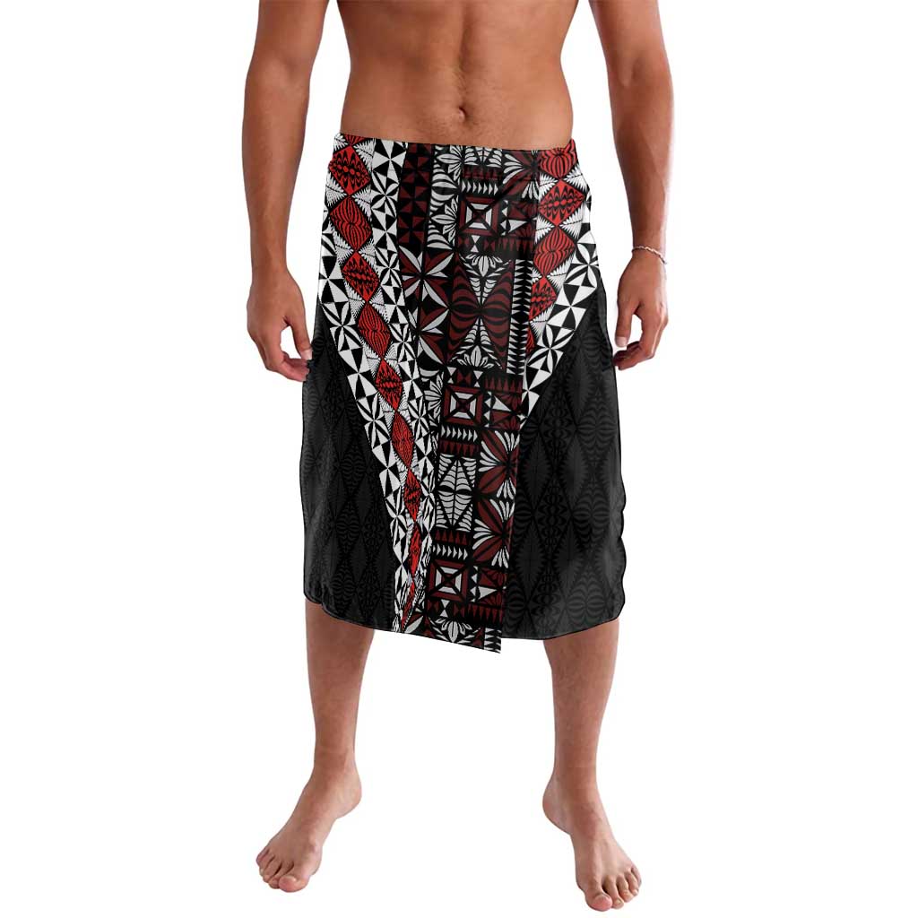 Tonga Ngatu Art Tattoo Polynesian Lavalava LT03 Black - Polynesian Pride