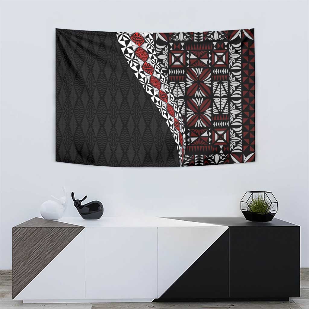 Tonga Ngatu Art Tattoo Polynesian Tapestry LT03 - Polynesian Pride