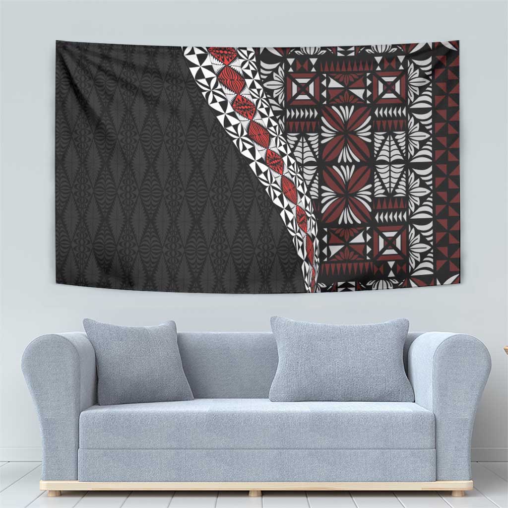 Tonga Ngatu Art Tattoo Polynesian Tapestry LT03 - Polynesian Pride