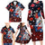 Hawaiian and Japanese Together Family Matching Long Sleeve Bodycon Dress and Hawaiian Shirt Hibiscus and Koi Fish Polynesian Pattern Colorful Style