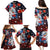 Hawaiian and Japanese Together Family Matching Puletasi and Hawaiian Shirt Hibiscus and Koi Fish Polynesian Pattern Colorful Style