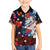 Hawaiian and Japanese Together Family Matching Puletasi and Hawaiian Shirt Hibiscus and Koi Fish Polynesian Pattern Colorful Style