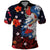 Hawaiian and Japanese Together Polo Shirt Hibiscus and Koi Fish Polynesian Pattern Colorful Style