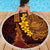 Hawaii Volcano Beach Blanket Polynesian and Kakau Pattern