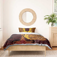Hawaii Volcano Bedding Set Polynesian and Kakau Pattern LT03 - Polynesian Pride