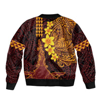 Hawaii Volcano Bomber Jacket Polynesian and Kakau Pattern LT03 - Polynesian Pride