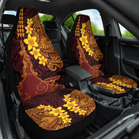 Hawaii Volcano Car Seat Cover Polynesian and Kakau Pattern LT03 One Size Red - Polynesian Pride