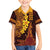 Hawaii Volcano Family Matching Short Sleeve Bodycon Dress and Hawaiian Shirt Polynesian and Kakau Pattern