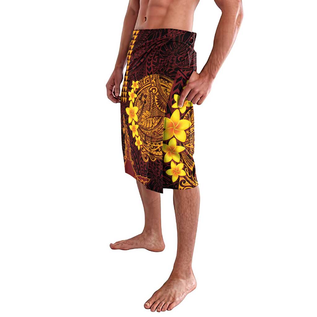 Hawaii Volcano Lavalava Polynesian and Kakau Pattern LT03 - Polynesian Pride