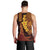 Hawaii Volcano Men Tank Top Polynesian and Kakau Pattern